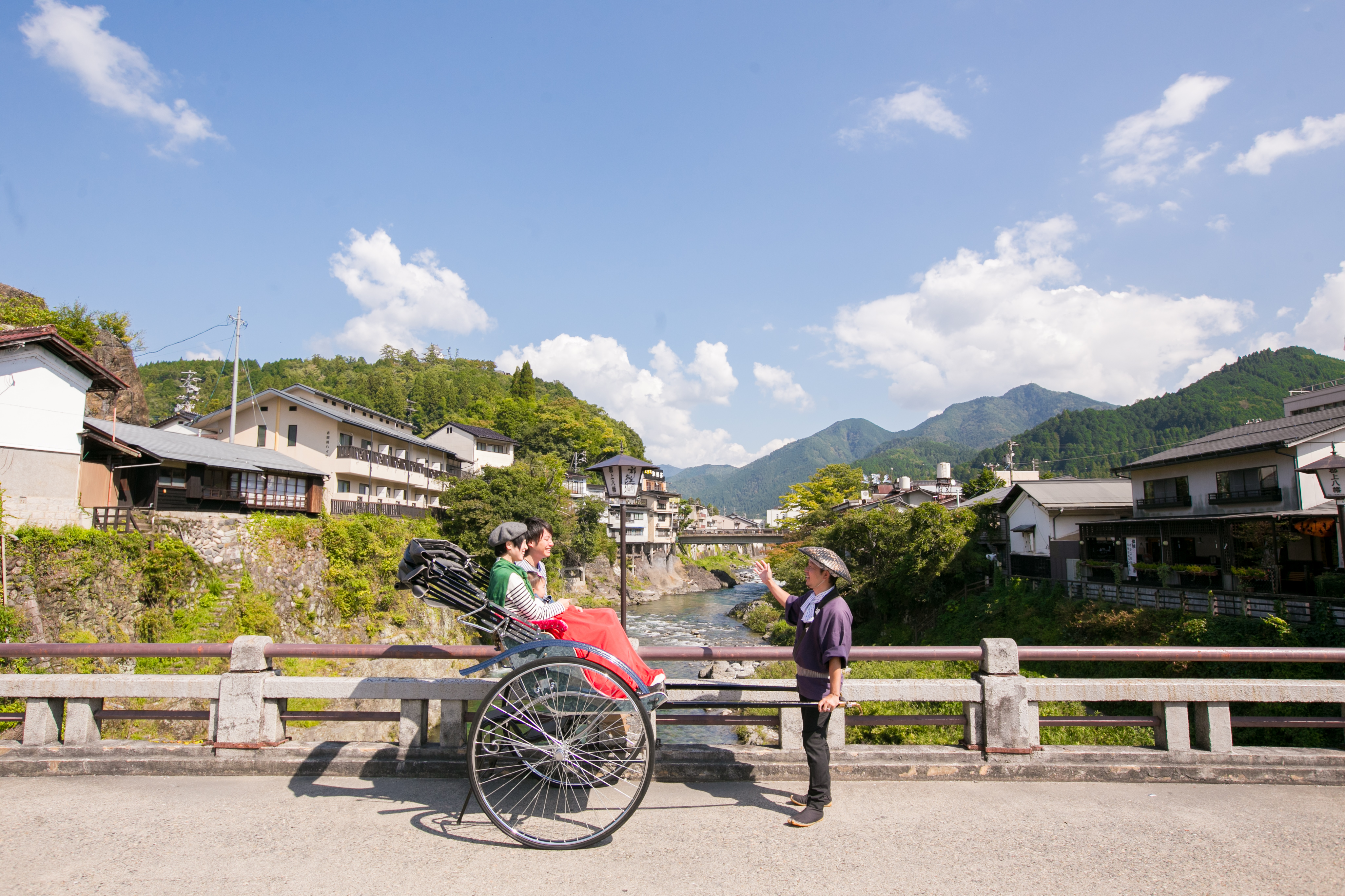 郡上八幡人力車